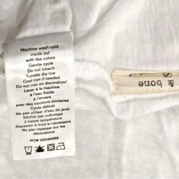 Rag & Bone Embroidered Heart Long Sleeve Tee - Picture 15 of 16